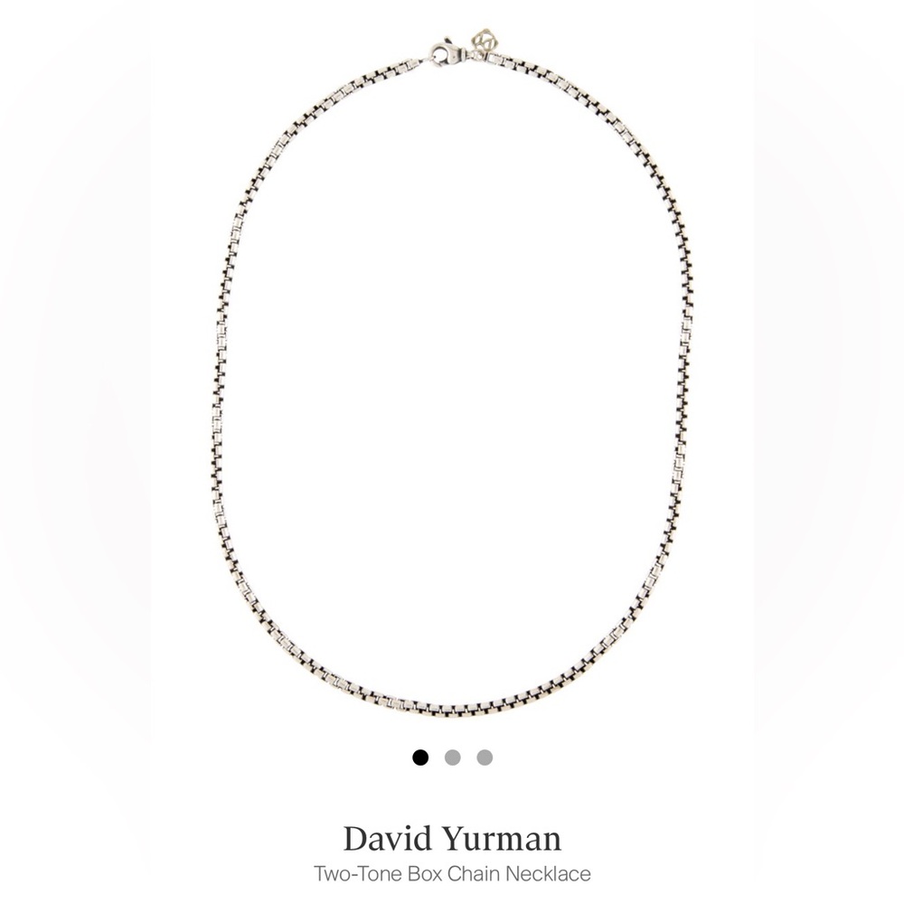 David Yurman Box Chain Necklace